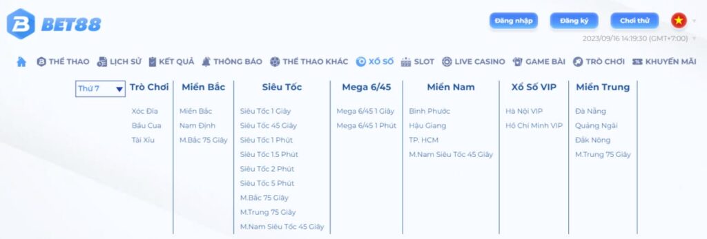 xổ số bet88